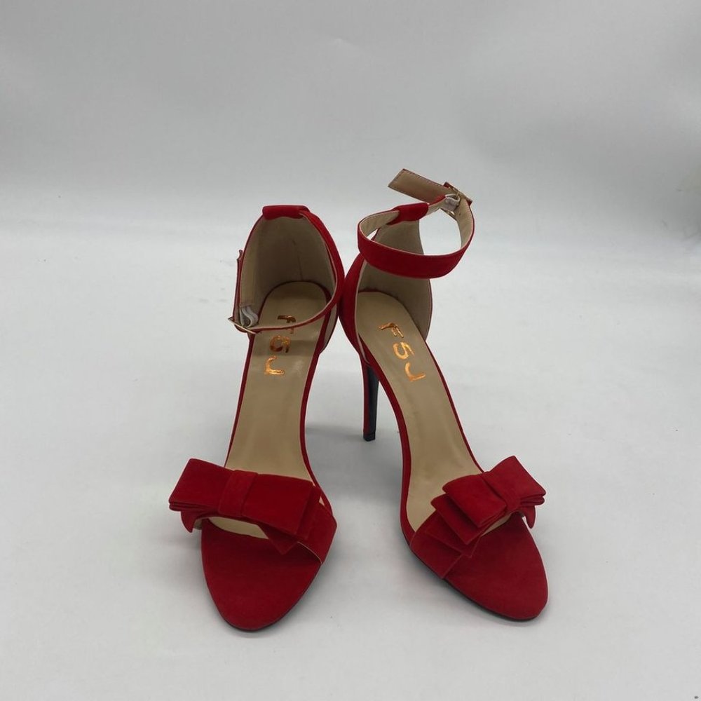 FSJ Women Versatile Ankle Strap Buckle Sandals Ope